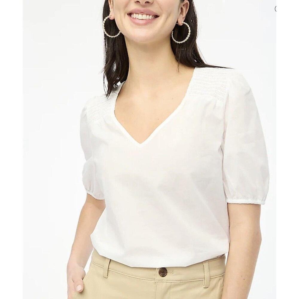 J. Crew White Blouse
